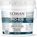 ROMAN PRO-838 Heavy Duty Clear Wallpaper Adhesive, for Commercial Weight Wallcoverings, Wall Carpet, Non-Wovens, and More, 1 Gallon (300 sq. ft.)