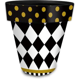 Briarwood Lane Everyday Planter 14" x 15" x 15" Checkerboard Large Planter