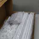 Laiensia 5-Tier Entryway Coat Rack, Coat and Shoe Rack, Entryway Bench Storage Organizer with 8 Hooks for Bedroom, Hallway, Office, White