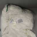 Pinch Pleated Linen Curtains 96 Inches Long for Living Room Bedroom Light Filtering Boho Window Drape 96 inch 2 Panels with Hooks Rings 8ft Cream Beige White Sliding Glass Door Semi Sheer Curtain