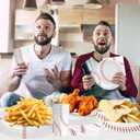 Baseball party Decorations - Baseball birthday Decorations,Plate, Cup, Napkin,Boats Paper Serving Tray, Birthday Party Decorations for Baseball Theme Party Serves 24