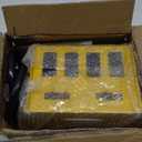 30A 125/250V Twist-Lock Temporary Power Distribution Box, 8 x 20A GFCI Outlets, OSHA/NEC Compliant, ETL Listed, Durable 1.5M 10/4 Stow Cable