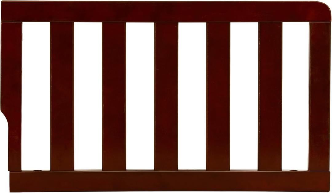 Dream On Me Convertible Crib Toddler Guard Rail in Espresso, Converts Cribs to Toddler Beds, Solid Wood Construction, 1 Count