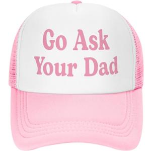 Funny Trucker Hats for Women: Inappropriate Adult Humor Gag,for Bachelorette & Girls Trips | Trendy Pink Summer Caps, Size: One Size