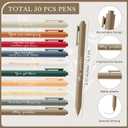Affrolling 100 Pcs Inspirational Notebooks with Pen Bulk Motivational Mini Notepads Graduation Gift for Teacher Appreciation Gift for Employee Coworker Staff Secretary Assistant Nurse (Retro Colors)