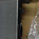 Radiator with Automatic Transmission Aluminum/Plastic (Core/) 21" x 25" x 1" (Inches) Height 1-Row