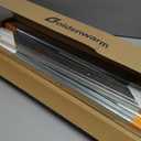 goldenwarm 5 Pair Metal Silver Drawer Slides 22 Inch, Side Mount Ball Bearing Full Extension Glides for Dresser, Tool Box, Trash Can, and Kitchen Cabinets, Heavy Duty 100 LB Capacity