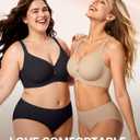 LetsJoli Wireless Bras for Women No Underwire Jelly Bras Seamless Push Up Full Coverage Bralettes Comfortable Everyday Bra (XL)