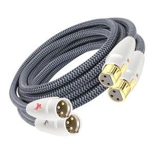 Balanced XLR Cable 2-Pack, Male to Female, 3-Pin, 3.2ft/1M, 24k Gold Plated