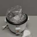 Aroma Housewares Aroma 6-cup (cooked) 1.5 Qt. One Touch Rice Cooker, White (ARC-363NG), 6 cup cooked/ 3 cup uncook/ 1.5 Qt.