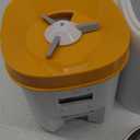 Automatic Cat Feeder - 4L Timed Auto Pet Feeder for Cat and Dog with Dry Food Dispenser, 180-day Battery Life, 1-6 Meals Per Day, 1-16 Portion, Desiccant Bag Keeps Food Fresh (White)