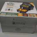 Ninja Air Fryer, 8 QT DoubleStack 2-Basket, Space Saving Design, Cooks 2lb Chicken Wings, Feeds up to 6 People, 6-in1 Air Fryer, Roast, Bake & More, Easy to Clean, Dishwasher Safe Parts, Black, SL201