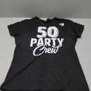 50 Party Crew Squad 50th Birthday 50 Year Old Birthday Group T-Shirt S