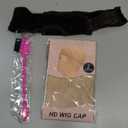 Cospack Wig Grip Band Women: Adjustable Silicone Non-Slip Wig Gripper with Middle Lace Part & Ear Cut Outs Secure Fit Breathable No-Headache for Wigs Chemo Cosplay Sports Daily Wear (Brown)