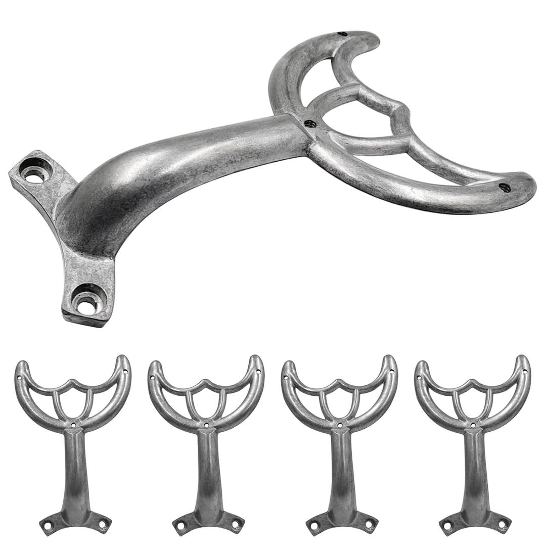 5 Pack Ceiling Fan Replacement Blades Arm for 42 inch Brass Fan Blade Arm (Silver)