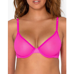 Smart & Sexy Sheer Mesh Demi Underwire Bra, Size: 38B
