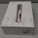 Cordless Hair Straightener Brush, 2 in 1 Curling & Straightening Brush with 200 Million Negative Ions, Mini Travel Hot Straightener Comb for Women, Fast Heating & Dual Voltage