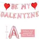 Galentine's Day 16in Rose Gold Balloon Banner, Galentine's Day Decor,Be My Galentine,Galentine's Day party decorations,Valentine's Day Indoor and outdoor balloon decoration (BE MY GALENTINE)