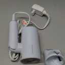Hair Dryer, 1600W Small Foldable Hair Blow Dryer, Fast Drying Travel Hair Dryer, White
