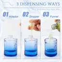 Teenyyou 36 Pcs 30/50/100ml Empty Glass Perfume Bottles Bulk Pack for Perfume Makers Refillable Atomizer Cologne Bottles DIY Vintage Fragrance Packaging Glass Bottling Supplies (Multicolor,30 ml)