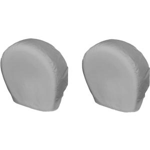 Explore Land Tire Covers 2 Pack - Tough Tire Wheel Protector for Truck, SUV, Trailer, Camper, RV - Universal Fits Tire Diameters 29-31.75 inches, Charcoal
