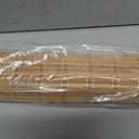 LazBlinds No Tools No Drill Cordless Bamboo Roman Shades, Light Filtering Window Treatment, Roll Up Bamboo Blinds for Windows 21'' W x 64'' H, Brown