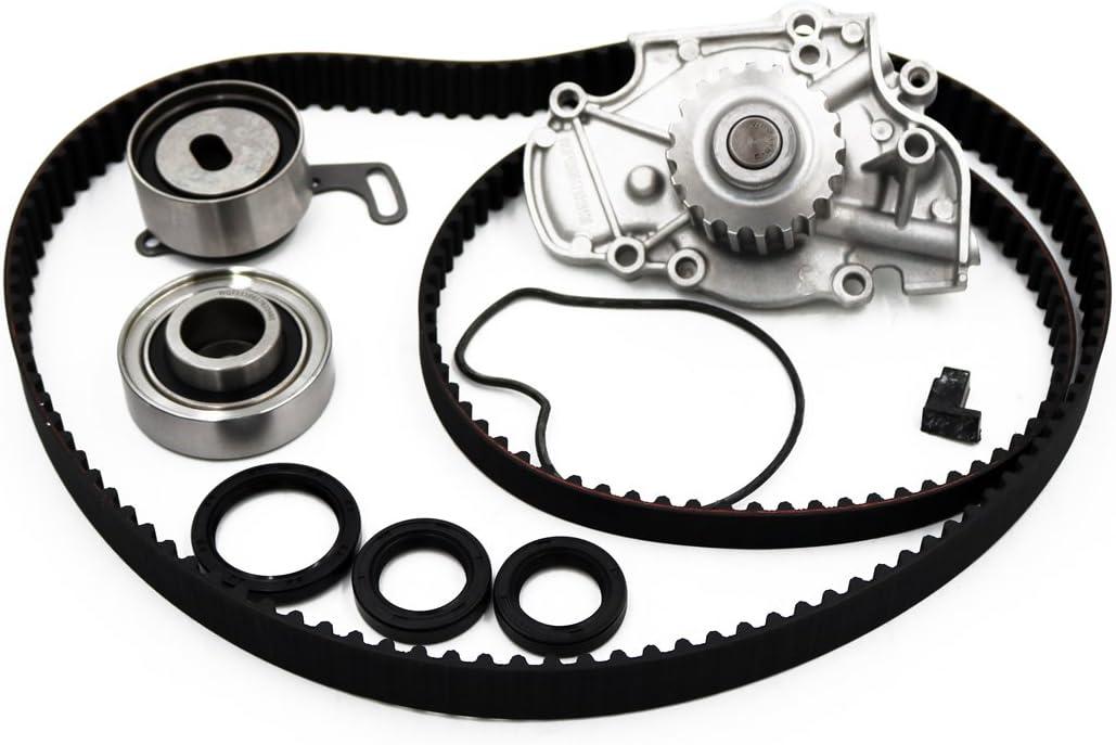 Timing Belt Water Pump Kit fits for 1994-2002 For Honda Accord, 1997-1999 For Acura CL, 1998 For Honda Odyssey and 1998 1999 For Isuzu Oasis 2.2L 2.3L 3.0L 16V SOHC
