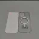 FNTCASE for iPhone 16 Pro-Max Case: Clear Magnetic Phone Cases Compatible with Magsafe Slim Anti Yellowing Military Grade Drop Protection Rugged Protective Transparent Cell Cover (B-Glitter Magnetic)