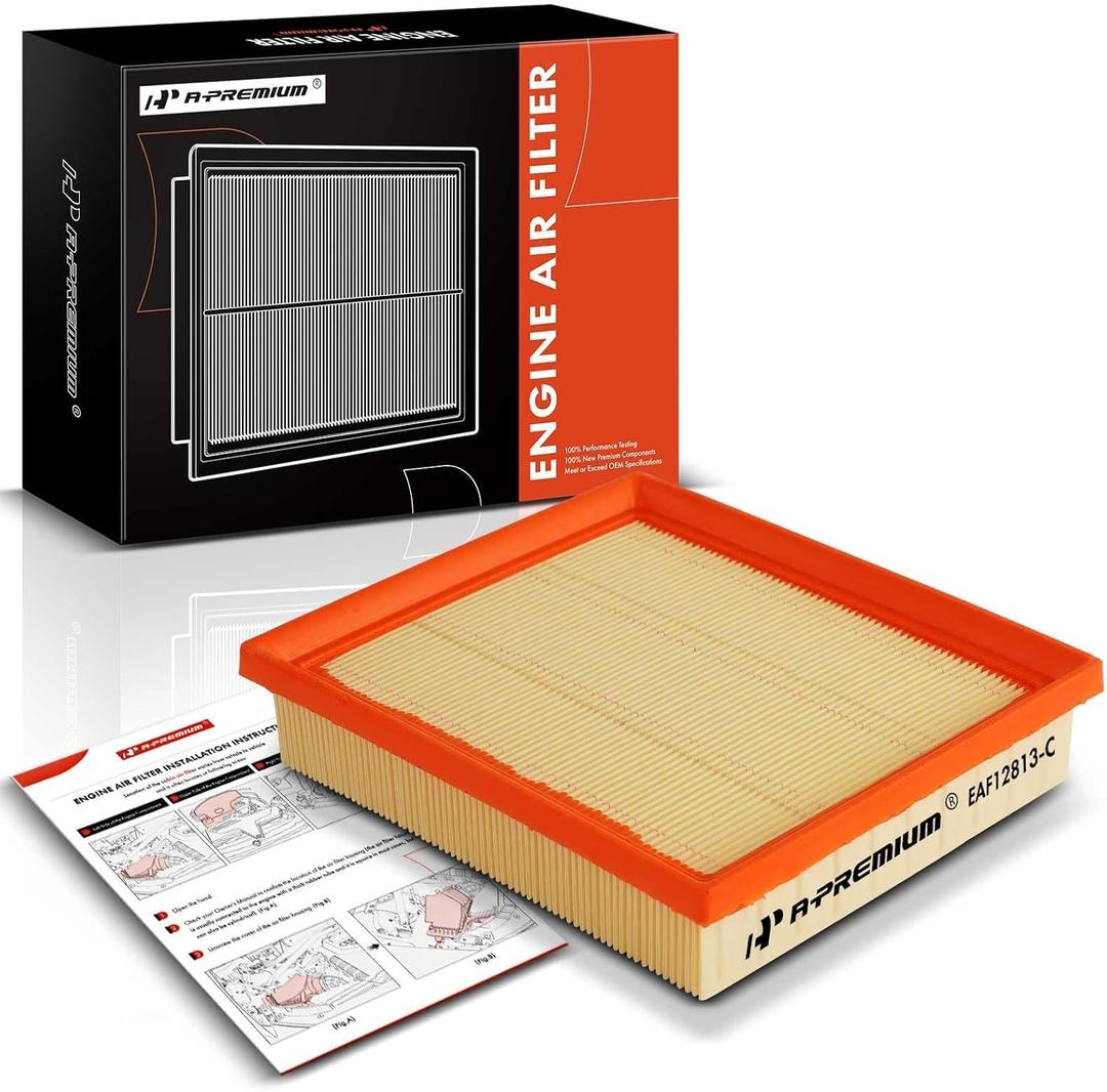 A-Premium Front Engine Air Filter Compatible with Ford Escape 2020-2023, Maverick 2022-2023 & Lincoln Corsair 2021-2023, 2.5L, Replace# LX6Z9601A, XA11877