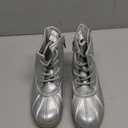 DREAM PAIRS Girls Glitter Ankle Boots Warm and Soft Velvet Lining with Side Zipper for Toddler/Little Kid/Big Kid, Size 11