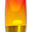 16 Inch Rainbow Motion Lamp with 2 Bulbs, Sunset Sunrise Lamp, Night Light Mood Lighting for Adults, Home Room Office Decor, Present for Birthday Anniversary, Yellow Orange Red (White Wax Clear Liquid/Yellow,Orange,Red)