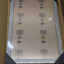 8x12 Picture Frame Distressed Gray, Rustic 12x8 Picture Frame Grey, Pic Poster Frame, 8 by 12 Gallery Family Portrait Photo Frame Horizontal and Vertical Display for Wall Hanging/Tabletop