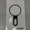 BOOMIBOO 1X/10X Magnifying Handheld Mirror Double Sided, Foldable Travel Makeup Mirror, Adjustable Rotation Pedestal Hand/Hanging/Desk Vanity Mirror-Black