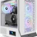 Thermaltake Ceres 300 TG ARGB Snow E-ATX Motherboard Air Flow Oriented Middle Tower PC Case CA-1Y2-00M6WN-00 CS8725
