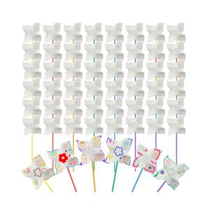 Poen 100 Pcs DIY Pinwheels Paper Craft for Bulk Color Your Own White Pinwheels Summer Activity Arts July 4 Patriotic Memorial Day Craft for Blank Windmills Party Favor, 5 Inches Poen 100 Pcs DIY Pinwheels Paper Craft for Bulk Color Your Own White Pinwheels Summer Activity Arts July 4 Patriotic Memorial Day Craft for Blank Windmills Party Favor, 5 Inches