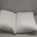 Cooling Bed Pillows for Sleeping 2 Pack Shredded Memory Foam Pillows Standard Size Set of 2, Adjustable Cool Pillow for Side Back Stomach Sleepers Luxury Gel Pillows with Washable Removable Cover (Original White (Cooling))