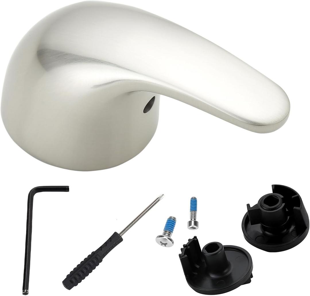 Replacement for Moen 100657 Lever Shower Handle, Compatible with Moen PosiTemp & Moentrol Valve Systems, Fits for Single Handle Tub/Shower Faucets, Brushed