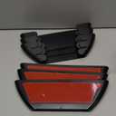 Universal Pot Lid Organizer for Cabinet - Upgraded Patented Niceyos 6 Pack Pan Lids Organizers Inside Door Wall Mount Pots Top Storage Rack Holder Kitchen, Fits 6" to 13" (Black)