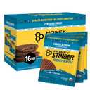 Honey Stinger Organic Gluten Free Cookies & Cream Waffle, Energy Stroopwafel for Exercise, Endurance and Performance, Sports Nutrition for Home & Gym, Pre & During Workout, 16.96 Ounces (Pack of 16) (EXP 07/20/26)
