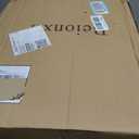 Beionxii 21inch Outdoor Post Lights, Large Exterior Lamp Post Light, Black