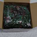 Jexine 8 Pieces Mini Christmas Wreaths for Kitchen Cabinet Small Christmas Candle Rings Wreaths Pillars Candle Rings Table Centerpieces Hanging Garlands for Front Door Window Decor (No Red Ribbon)