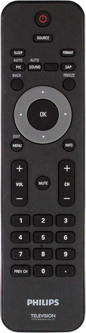 Philips OEM URMT34JHG001 LCD TV Remote Control PN: 312124000730