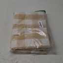 Buffalo Check Curtains 72 inches Long Cotton Basement Beige and White Gingham Plaid Kitchen Window Panels Living Room Checker Drapes Bedroom Rod Pocket Window Treatment 2 Panels