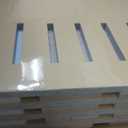 Large Acoustic Wall Panels 47.2"x23.6"x1.57"4-Pack,3D DIY Wave Sound Proof Panels for Walls, Peel and Stick Wall Panels for Room Decor, Recording Studio & Bedroom (White and Camel)