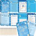 gisgfim 231Pcs Winter Party Games Cards Snowflake Snowman Trivia Word Search Scramble Maze Games Winter Christmas Holiday Party Supplies for School Classroom Family Activity Birthday Favor