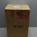 17 Inch Vintage Planter for Outdoor Plants, Embossed Design Durable and Sturdy Resin Fiber Flowerpots with Drainage Hole, Decorative Orchid Houseplant Pot Indoor Outdoor Plant Container (Big)