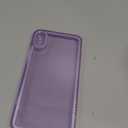 UMIONE for iPhone Xs Max Sparkly Cute Transparent Case, Soft Silicone TPU, Camera Raised Protection, Anti-Slip and Anti-Shock, Glittering Suitable for Women, Girls - Purple