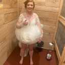 Bridal Wedding Dress Petticoat Underskirt Save You From Toilet Water Wedding Accessories 111 Ivory (White)
