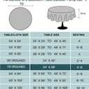 FantasDecor Linen Textured Table Cloths Round Tablecloth Waterproof Spill-Proof Wrinkle Free Cover for Dining Room and Outdoor Use, Pink Sand, 70 x 70 Inch