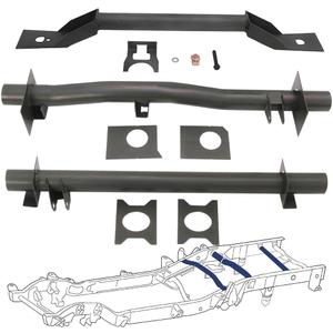Mountainpeak Front and Rear Fuel Tank Support Crossmember, Upper Shock Mount Crossmember Kit Fit For 1999-2006 Chevy Silverado GMC Sierra 1500 2500
